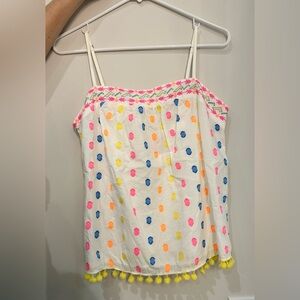 Lilly Pulitzer Byrde Top in the Tropical Dot Clip